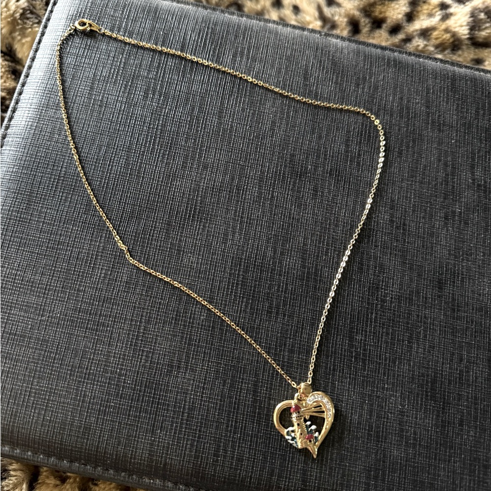 Gold Lighthouse Necklace